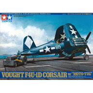 タミヤ 1/48 傑作機シリーズ No．85 ヴォート F4U-1D コルセア モトタグ牽引セット T48ヒ85F4U1DN [T48ヒ…