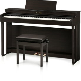 河合 電子ピアノ 【高低自在椅子＆ヘッドホン付き】 プレミアムローズウッド調仕上げ CN201R [CN201R]【MRPT】