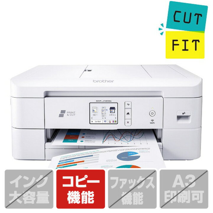 楽天市場】brother ブラザー A4インクジェット複合機 PRIVIO ホワイト 