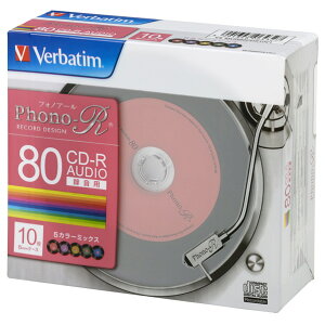 Verbatim ypCD-R 80 10 Phono-R 10 MUR80PHS10V1 [MUR80PHS10V1]ySPSPz