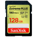 サンディスク Extreme PLUS SDXC UHS-Iカード 128GB SDSDXWA-128G-JNJIP [SDSDXWA128GJNJIP]