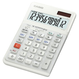 カシオ 電卓 ホワイト JE-12D-WE-N [JE12DWEN]