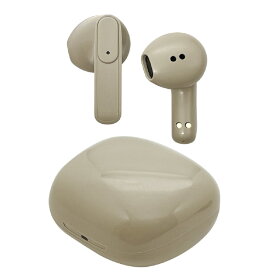 ラスタバナナ Bluetooth 5．2完全ワイヤレスイヤフォンマイク AAC対応 ベージュ RTWS05BE [RTWS05BE]【NVPM】
