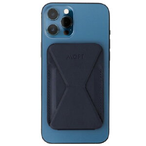 MOFT iPhone 12/13/14�V���[�Y�pMagsafe�Ή��X�}�z�X�^���h Snap On �I�b�N�X�t�H�[�h�u���[ MS007MS-1-BU2020 [MS007MS1BU2020]
