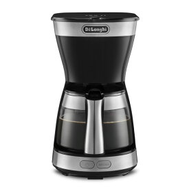 デロンギ ドリップコーヒーメーカー アクティブ インテンスブラック ICM12011J-BK [ICM12011JBK]【RNH】