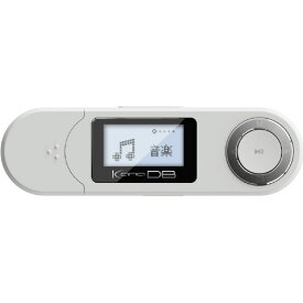 グリーンハウス デジタルオーディオプレーヤー(8GB) ホワイト GH-KANADBT8-WH [GHKANADBT8WH]【RNH】【MAAP】
