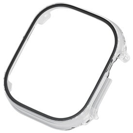 エレコム Apple Watch Ultra(49mm)用フルカバーケース プレミアムゴリラガラス セラミックコート クリア AW-22CFCGOCCR [AW22CFCGOCCR]【MRTP】