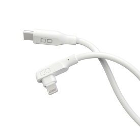 CIO L字型シリコンケーブル USB-C to Lightning(1m) ホワイト CIO-SLL30000-CL1-WH [CIOSLL30000CL1WH]