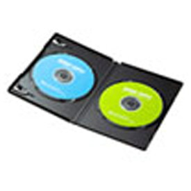 サンワサプライ DVDトールケース(2枚収納・3枚セット) ブラック DVD-TN2-03BKN [DVDTN203BKN]【JPSS】