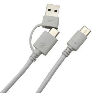 W[E[J[ 2in1 PDΉ60WȂ₩P[u Type-C 1m  GWC-C460PV1W [GWCC460PV1W]