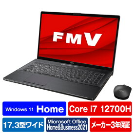 富士通 ノートパソコン e angle select LIFEBOOK NHシリーズ ブライトブラック FMVN90H1BE [FMVN90H1BE]【RNH】