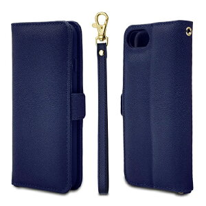 ���X�^�o�i�i iPhone SE(��3����)/SE(��2����)/8/7/6S�p�蒠�^�P�[�X+�n���h�X�g���b�v �l�C�r�[ 7424IP247BO [7424IP247BO]