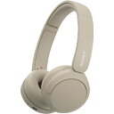 SONY ワイヤレスステレオヘッドセット ベージュ WH-CH520 C [WHCH520C]【RNH】