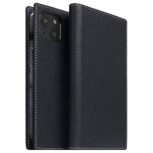 SLG Design iPhone 14 Plus�pFull Grain Leather Case �u���b�N�u���[ SD24345I14MBB [SD24345I14MBB]
