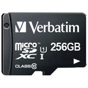 Verbatim microSD[J[h 256GB / UHS-1[ő90MB/s] ubN MXCN256GJVZE [MXCN256GJVZE]