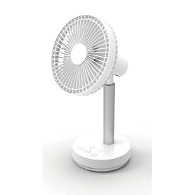 トップランド 卓上扇風機 どこでもFAN SFDFK18-WT [SFDFK18WT]