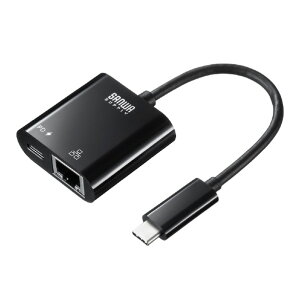 TTvC USB3D2 TypeC-LANϊA_v^(PDΉ) ubN USB-CVLAN7BK [USBCVLAN7BK]ySPSPz