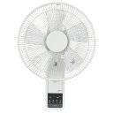 ユアサプライムス 壁掛け扇風機 ホワイト YKW-380EFR(W) [YKW380EFRW]【JYMP】
