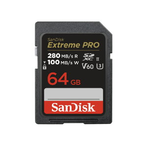 y10/1 Gg[ōőP5{zTfBXN Extreme PRO SD UHS-IIJ[h(64GB) SDSDXEP-064G-JNJIP [SDSDXEP064GJNJIP]