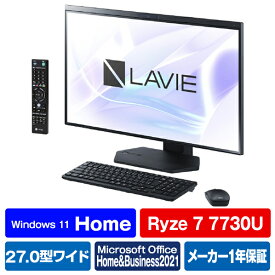 NEC 一体型デスクトップパソコン LAVIE A27 ファインブラック PC-A2797GAB [PCA2797GAB]【RNH】【AMUP】