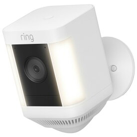 Amazon Spotlight Cam Plus、 Battery(リング スポットライトカム プラス バッテリーモデル) センサーライト付き屋外カメラ ホワイト B09J6FWP3Z [B09J6FWP3Z]