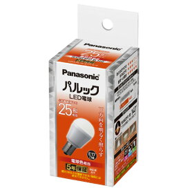 パナソニック LED電球 E17口金 全光束320lm(2．9W小形電球下方向タイプ) 電球色相当 パルック LDA3LHE17S2 [LDA3LHE17S2]【DCSP】