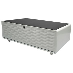 ���C���� 135L �e�[�u���^�①��(�����o���^�C�v�E2�h�A�EBluetooth�X�s�[�J�[����) SMART TABLE �z���C�g STB135-WHT [STB135WHT]