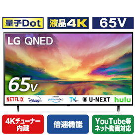 LGエレクトロニクス 65V型4Kチューナー内蔵4K対応液晶テレビ 65QNED80JRA [65QNED80JRA]【RNH】【AMUP】