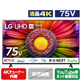 LGエレクトロニクス 75V型4Kチューナー内蔵4K対応液晶テレビ 75UR8000PJB [75UR8000PJB]【RNH】【AMUP】