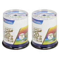 Verbatim 録画用DVD-R 4．7GB 1〜16倍速対応 インクジェットプリンター対応 100枚入り 2個セット VHR12JP…