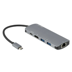 �O���[���n�E�X USB Type-C�h�b�L���O�X�e�[�V���� �L��LAN�|�[�g GREENHOUSE �V���o�[ GH-MHC5A-SV [GHMHC5ASV]