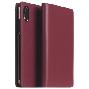 SLG Design iPhone XRpP[X Calf Skin Leather Diary o[KfB SD15471I61 [SD15471I61]