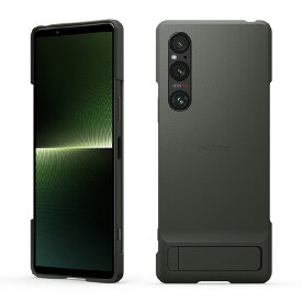 SONY Xperia 1 V(SO-51D/SOG10)用ケース Style Cover with Stand カーキグリーン XQZ-CBDQ/GJPCX [XQZCBDQGJPCX]【MAAP】