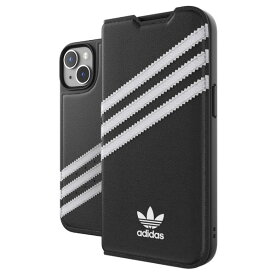 adidas iPhone 14/13用OR Booklet Case PU FW22 black/white 50195 [50195]【MAAP】