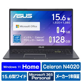 ASUS ノートパソコン スターブラック E510MA-EJ934WS [E510MAEJ934WS]【RNH】