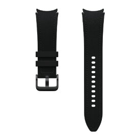 Samsung Galaxy Watch6シリーズ用純正交換バンド Hybrid Leather Band(M/L) BLACK ET-SHR96LBEGJP [ETSHR96LBEGJP]【MAAP】