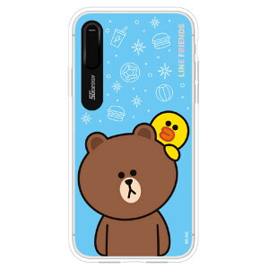 LINE FRIENDS iPhone XS/XpP[X LIGHT UP CASE uE Ah T[ KCL-LBS001 [KCLLBS001]