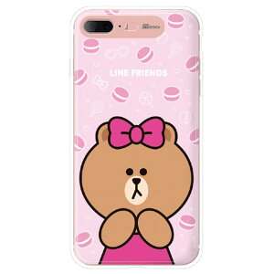 LINE FRIENDS iPhone 8 Plus/7 PluspP[X LIGHT UP CASE `R }J KCL-LCH003 [KCLLCH003]
