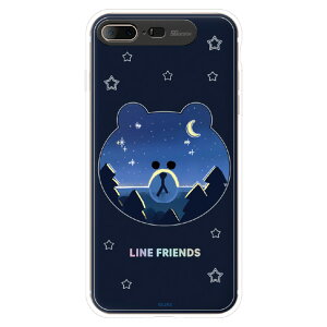 LINE FRIENDS iPhone 8 Plus/7 PluspP[X LIGHT UP CASE uE KCL-LBR003 [KCLLBR003]