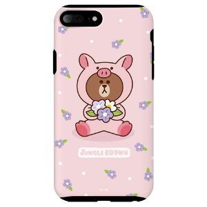 LINE FRIENDS iPhone 8 Plus/7 PluspP[X WO uE u^ KCL-DPB003 [KCLDPB003]