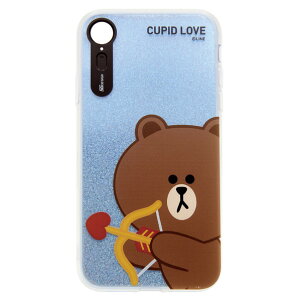 y12/1 Gg[ōőP5{zLINE FRIENDS iPhone XRpP[X LIGHT UP CASE CUPID LOVE uEL[sbh KCL-LCL005 [KCLLCL005]