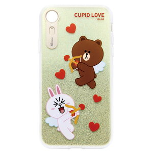 LINE FRIENDS iPhone XRpP[X LIGHT UP CASE CUPID LOVE XEB[gn[g3 KCL-LCL011 [KCLLCL011]