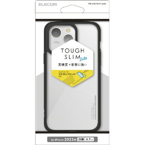 �G���R�� iPhone 15 Pro Max�pTOUGH SLIM LITE �t���[���J���[ �u���b�N PM-A23DTSLFCBK [PMA23DTSLFCBK]