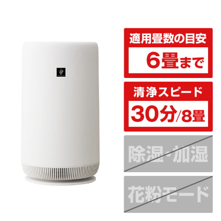 楽天市場】シャープ 円柱型空気清浄機 ホワイト系 FU-SC01-W [FUSC01W 