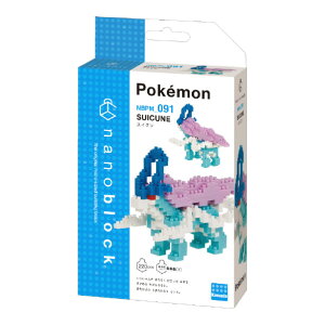カワダ ナノブロック nanoblock ポケットモンスター スイクン NBPM-091 