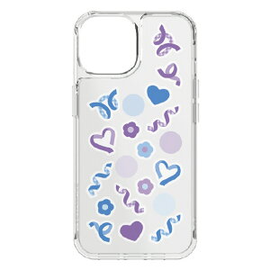 O}fB[Y iPhone 15/14/13pϏՌP[X(ANp[c) SHOWCASE+ u[&p[v SWC-17BP [SWC17BP]