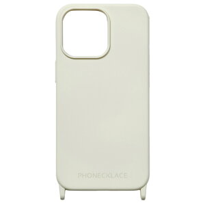PHONECKLACE iPhone 15 Pro Max�p�X�g���b�v�z�[���t���V���R���P�[�X �A�C�{���[ PN25608I15PM [PN25608I15PM]