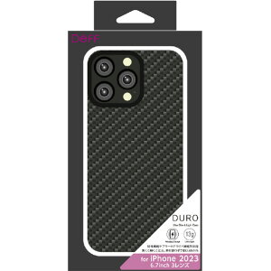 �f�B�[�t iPhone 15 Pro Max�pUltra Slim & Light Case DURO �}�b�g�u���b�N DCS-IPD23LPKVMBK [DCSIPD23LPKVMBK]