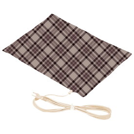 広電 大判ソフト電気アンカ e angle select モカ　タータンチェック EAF272H-BG [EAF272HBG]