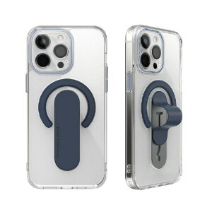 momo stick iPhone 15 Pro Max�pMag Grip �����Y�K�[�h��̌^�N���A�P�[�X �l�C�r�[ MMS25328I15PM [MMS25328I15PM]